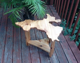 Lake coffee table - custom furniture with High quality professionally designed Cedar - I will design any lake table you want highest rating