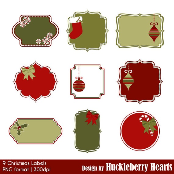 christmas clipart label - photo #14