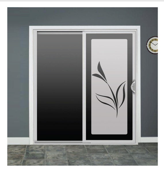 Glass Door Decals Flowers Tulip Sliding Door Decal Door