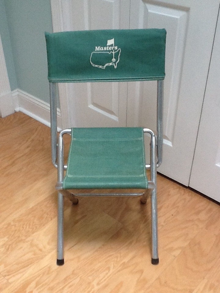 Augusta National, “The Masters”, Golf Tournament Folding Chair Vtg.1970’s Haute Juice