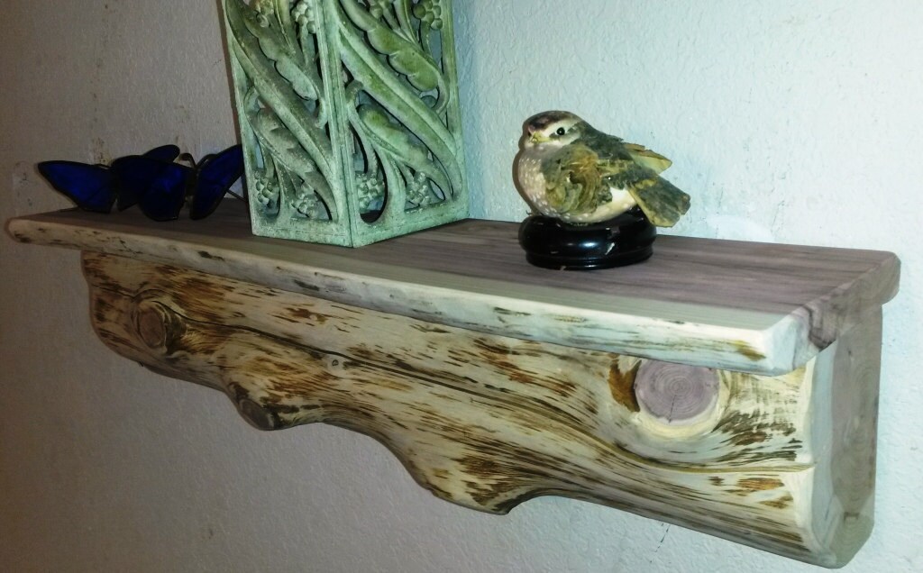 Cedar Log Shelf / Rustic /Wood/ Cabin / Lodge Decor /Log