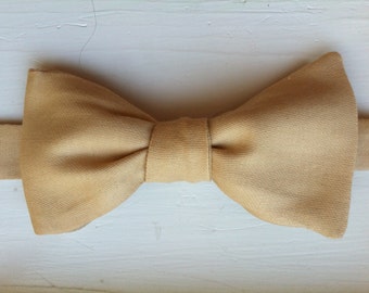 Nude bow tie Etsy