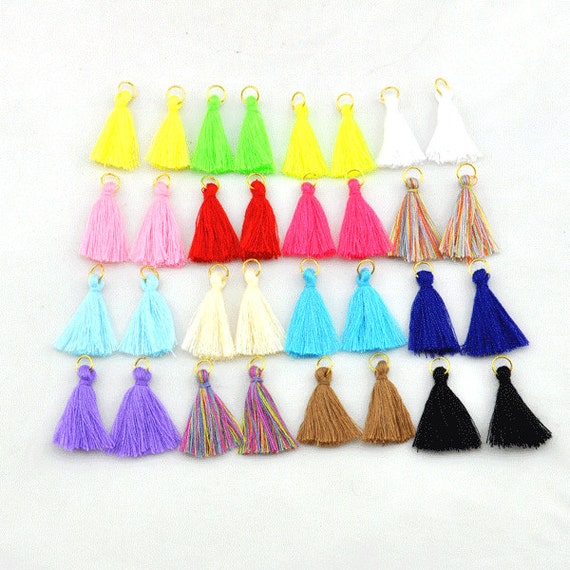 19 Color Mini Tassels DIY Craft Supplies Jewelry tassels