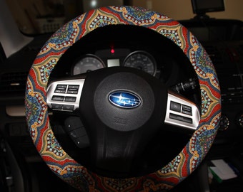 Steering Wheel Cover . Aztec Wheel Cover. Multicolor Wheel Cover . Women's Wheel Cover . Car Accessories
