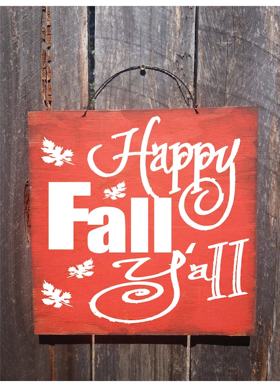 fall decor, fall sign, autumn decor, autumn decoration, happy fall y'all, thanksgiving decoration