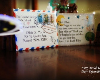 CUTE EDITABLE MINI Tooth Fairy letter with envelope!!
