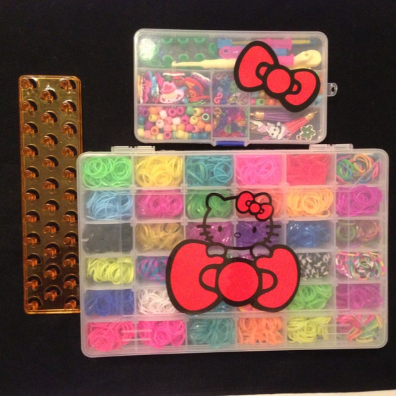 Rainbow loom poker chips