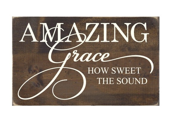 signs rustic charm and design Plaque  Rustic Grace  Wood Home Sweet How Christian Amazing Sign Decor