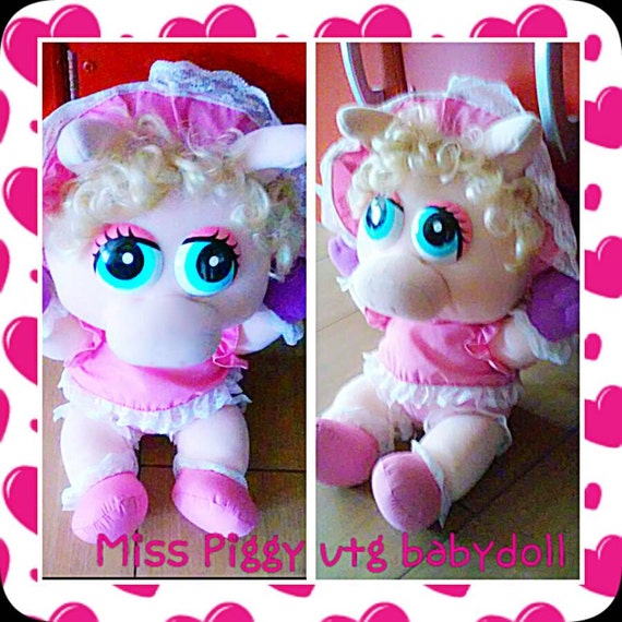 miss piggy muppet doll