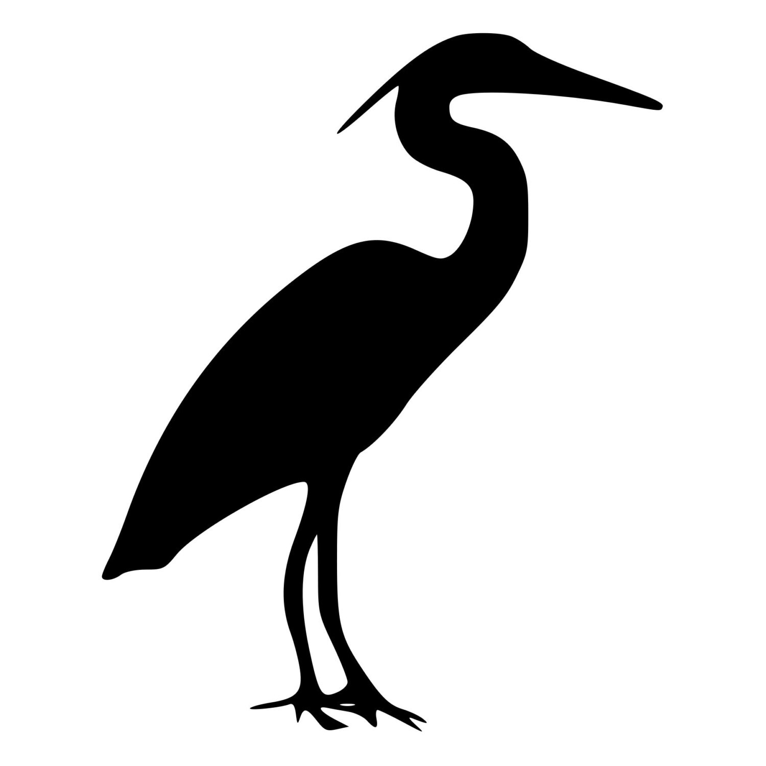 Crane Die-Cut Decal Car Window Wall Bumper by BeeMountainGraphics