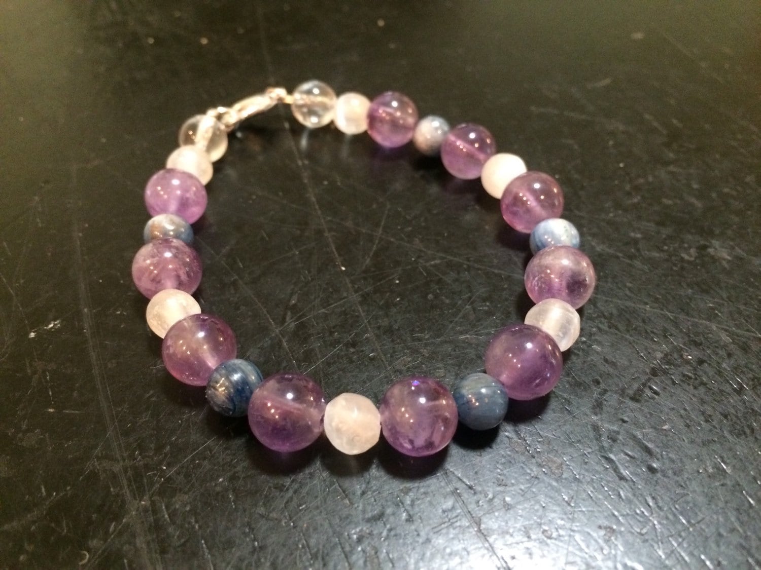 meditation bracelet Healing Crystal Bracelet amethyst