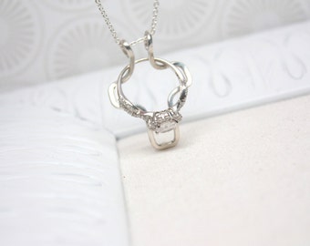 Silver rose wedding ring holders