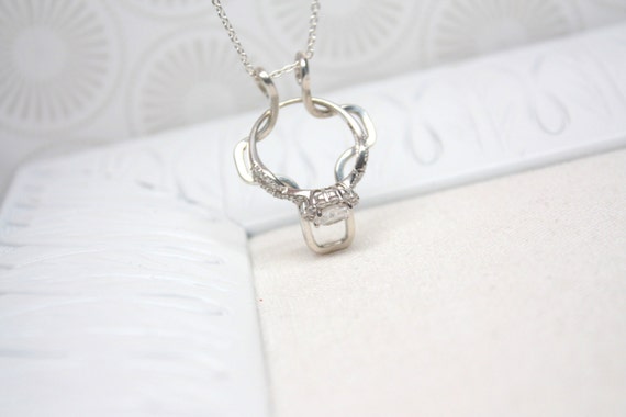 Ring Holder Necklace Cross Wedding / Engagement Ring Holder