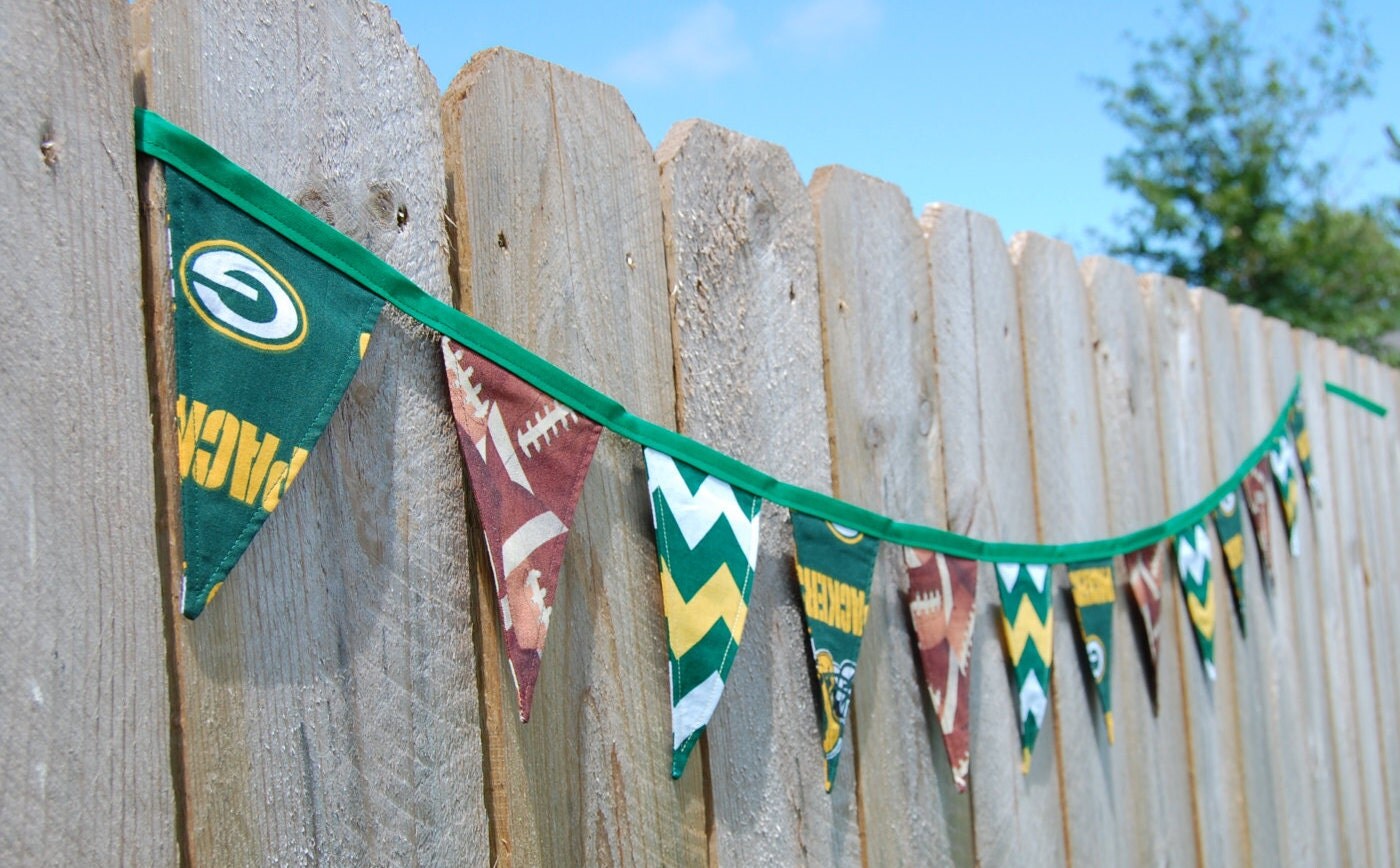 Green Bay Packers banner football party tailgate decoration