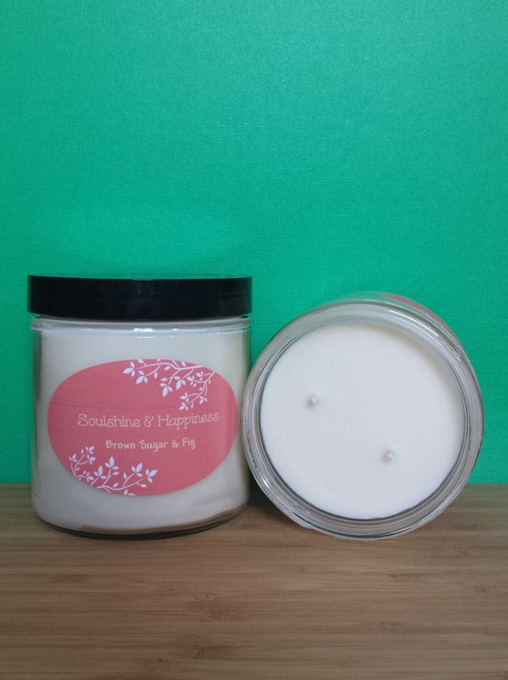 16 oz Soy Wax Container Candle by SoulshineHappiness on Etsy
