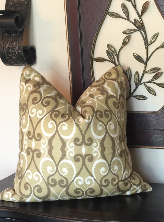 Olive Green Throw Pillow Decorative Pillows Brown Pillow