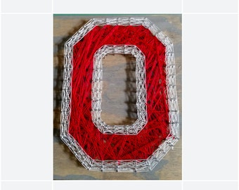 Ohio string art  Etsy