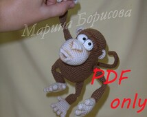 Unique crochet monkey related items Etsy