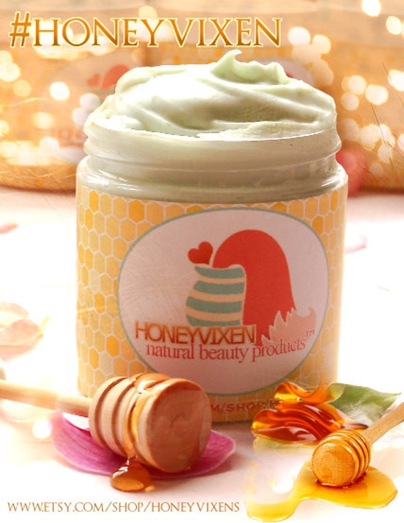 Whipped Body Butter, Natural Shea Butter, Purse-Sized - HoneyVixens™ 4 oz.