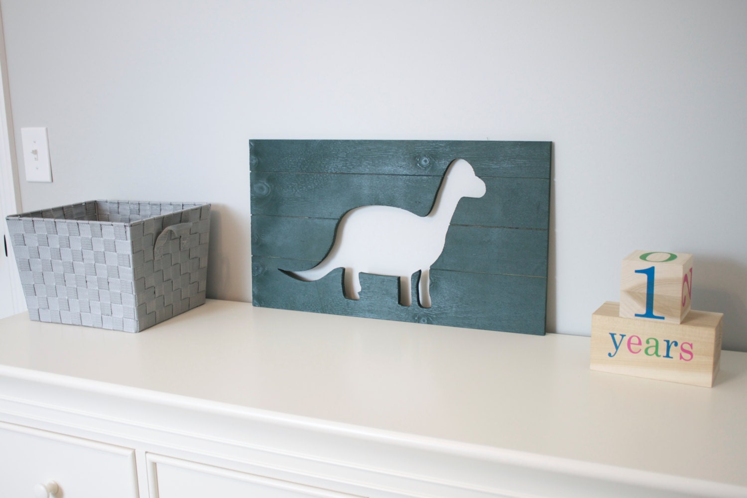 Dinosaur Wood Cutout Wall Art / Animal Wall Decor by PlayfulPlanks