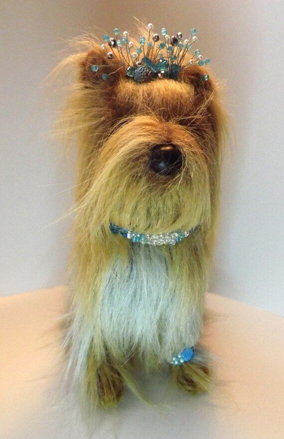 Aqua Blue Dog Tiara Set Cat Tiara Puppy by DoggieStyleByB on Etsy