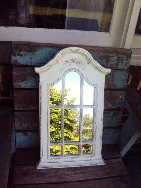 vintage shabby chic mirror window payne wall hanging syroco vintage shabby chic mirror window payne wall hanging syroco