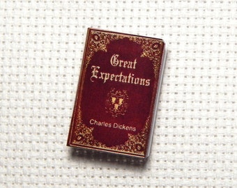 Needle Minder Miniature Book Great Expectations Charles Dickens 1 Inch