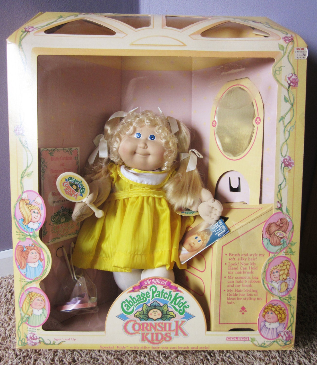 corn silk cabbage patch doll