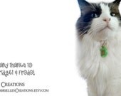 LOTR map Pet ID Tag - Round Dog/ Cat Collar Accessory - Map of Middle Earth and The One Ring - Inspired by Lord of the Rings & The Hobbit