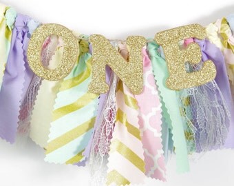 Pink Glitter Number 1 First Birthday Party by DuryeaPlaceDesigns