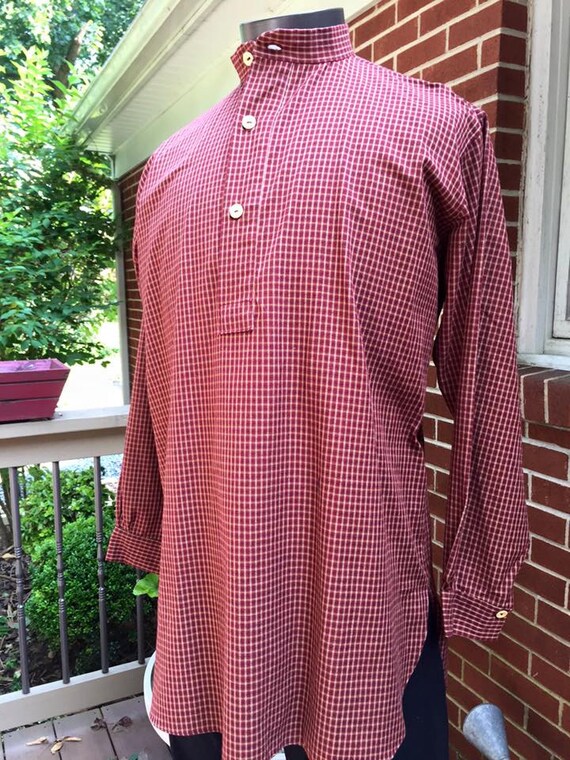 Mens 19th Century Civil War Era Shirt 40 Chest by TheNeedleworkers