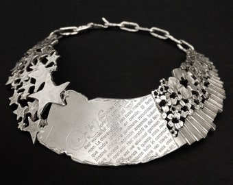 Vintage BICHE DE BERE Wide Modernist Statement Choker