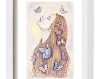 Fashion Illustration Print Fashion Art Watercolor Fashion Poster Fashion Painting Fashion Decor Wall Art Fashion Print Limited Edition