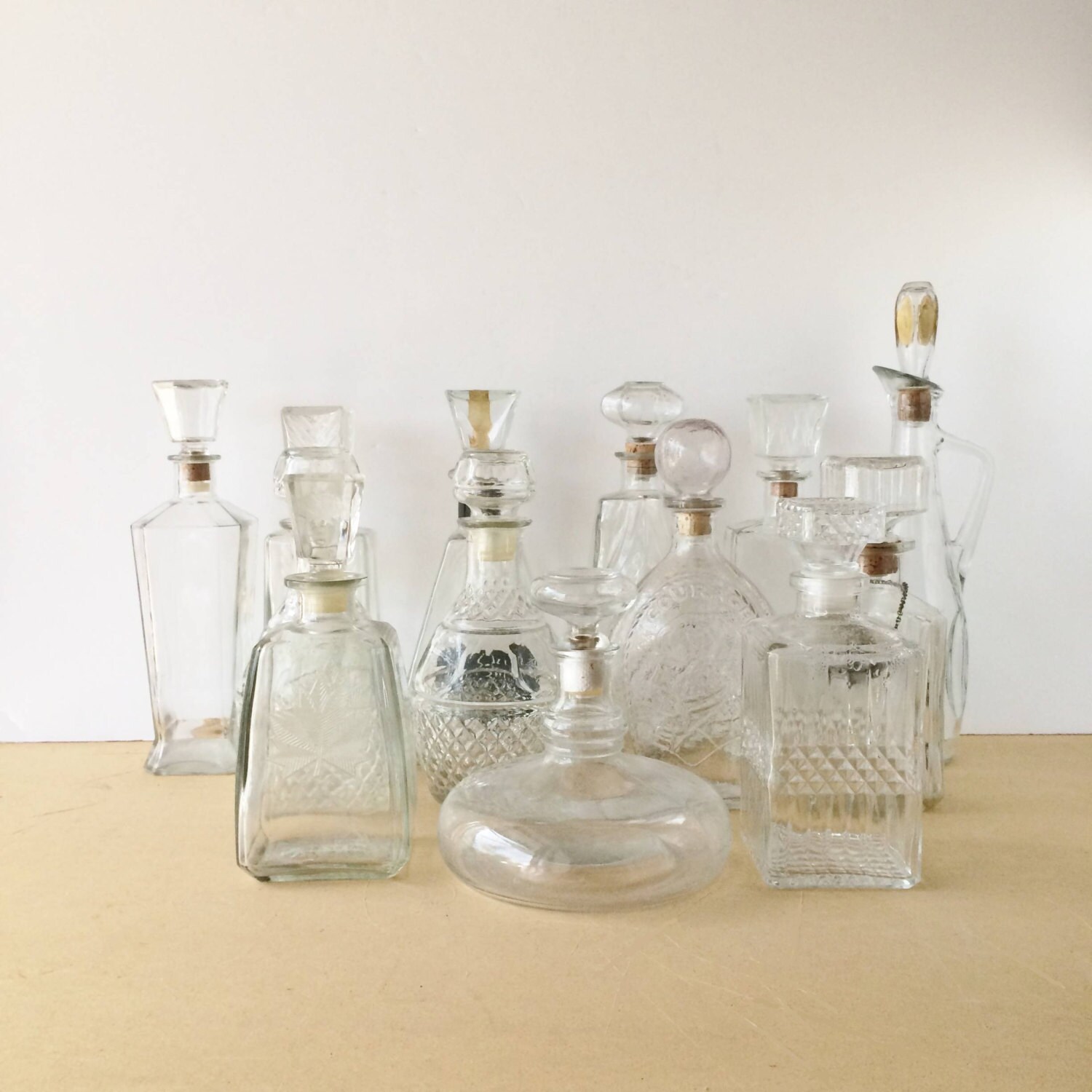 Vintage Liquor Decanters Liquor Bottles Whiskey Cognac