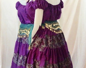Renaissance Gypsy Costume in Purple by FashionRules on Etsy