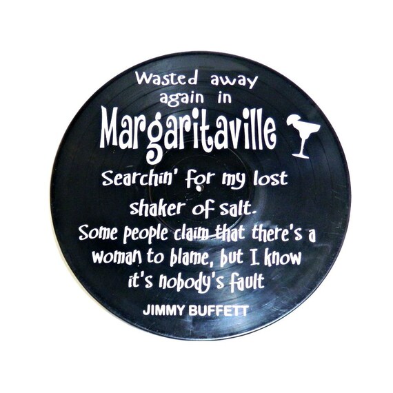 Margaritaville by Jimmy Buffett song lyrics vinyl on vinyl