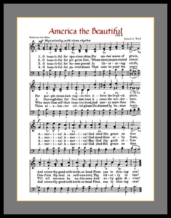Gratifying image with regard to america the beautiful lyrics printable Impeccable image within america the beautiful lyrics printable