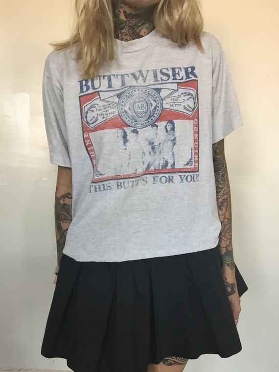 vintage buttwiser shirt