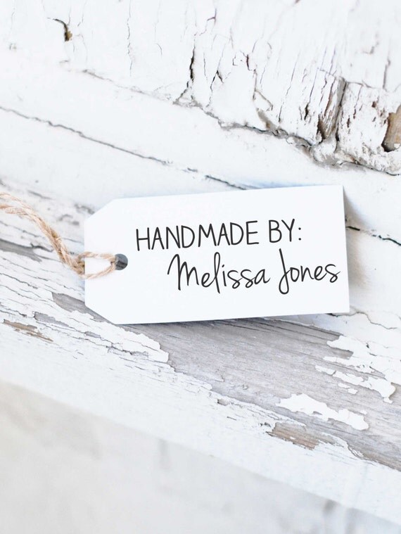 Handmade by Stamp Custom Made Stamp Made by Stamp