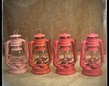rustic simple lantern centerpieces