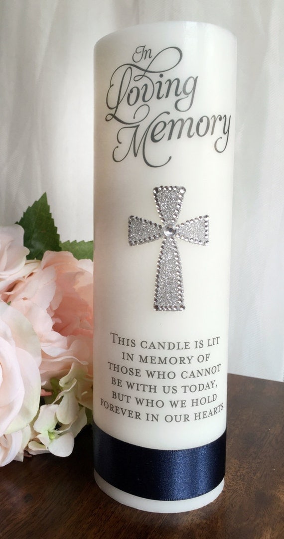 Custom Memory Candle In loving memory of candle