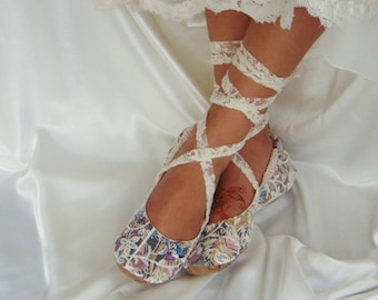 Wedding Comic Book Shoes, ,DC Comic Lace Wedding Flat Shoes, Comic Con Bridal Flat Shoes, Geek Wedding Shoes, Wonder Woman Bride