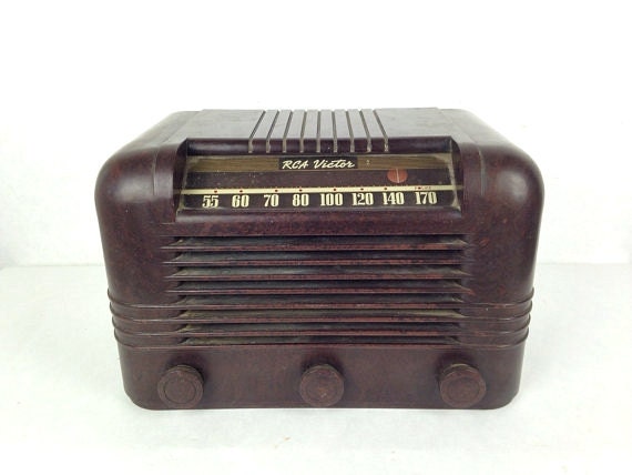 rca victor radio bakelite