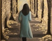 Her Solo Journey, original oil Her Solo Journey, original oil