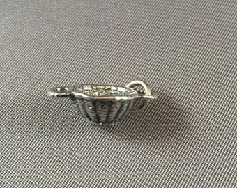 Sweetgrass Basket .925 Sterling Silver Charm