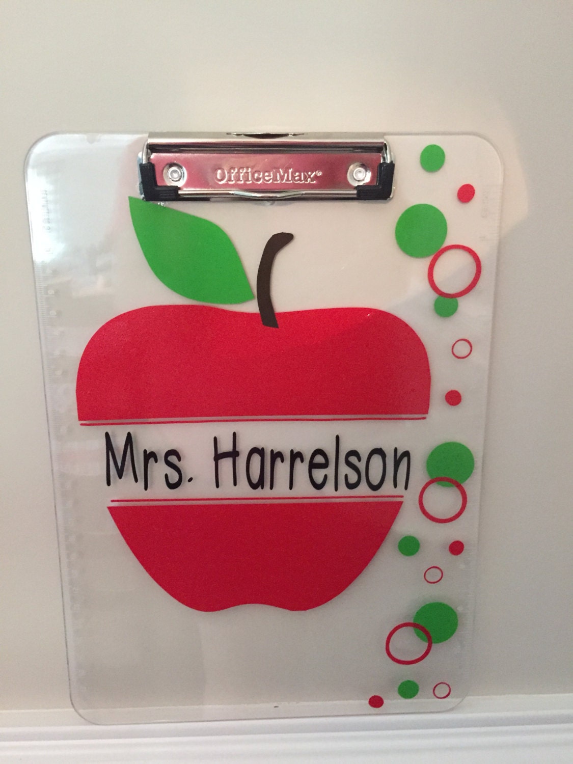 Teacher's Clipboard by 5thRowSouth on Etsy