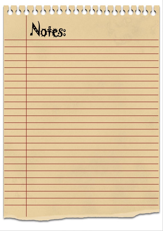 Printable Lined writing journal scrapbook by OriginalWorksbyJoy