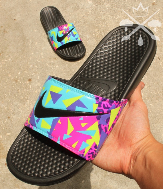 custom jordan sandals