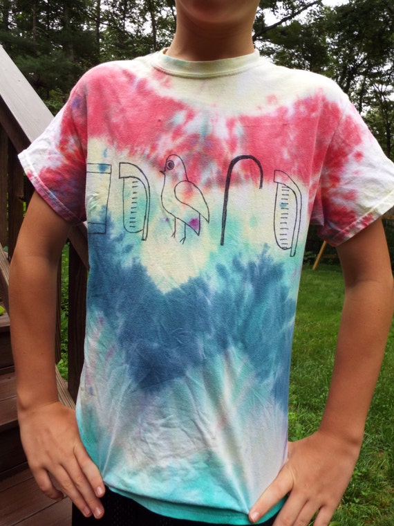 Hieroglyphics Shirt Peace Tie Dye Shirt Adult S Egyptian