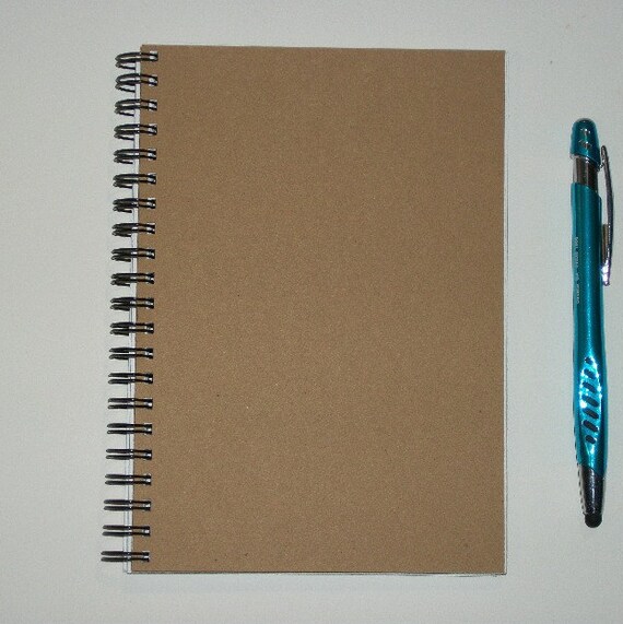 Blank Journal Blank Cover Journal 5 x 7 by TreasuresDelightsEtc